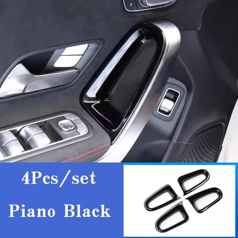 Car Inner Door Armrest Handle Panel Frame Trim Stickers For Mercedes Benz A Class W177 CLA C118 2019-2024 Car Accessory BFGIJ1