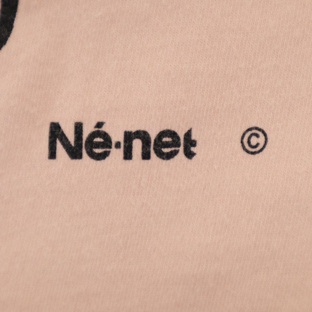 Ne-net Made In Japan Character Print French Sleeve Cut 2 Pale Pink Women Used