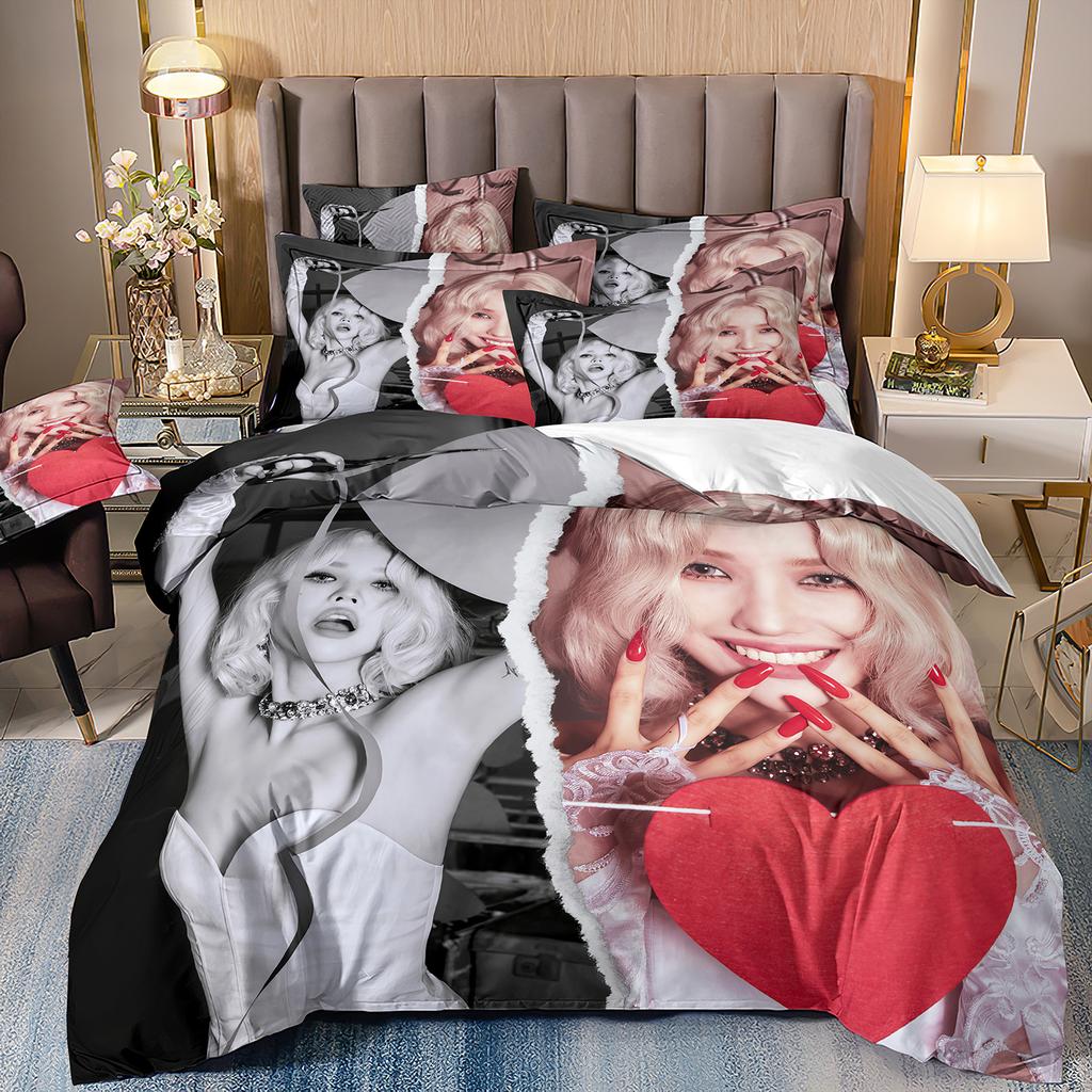 Fashion gidle girl group Bedding Sets Queen King Size Quilt Cover Duvet Cover Sets With Pillowcases Adults Christmas Gifts