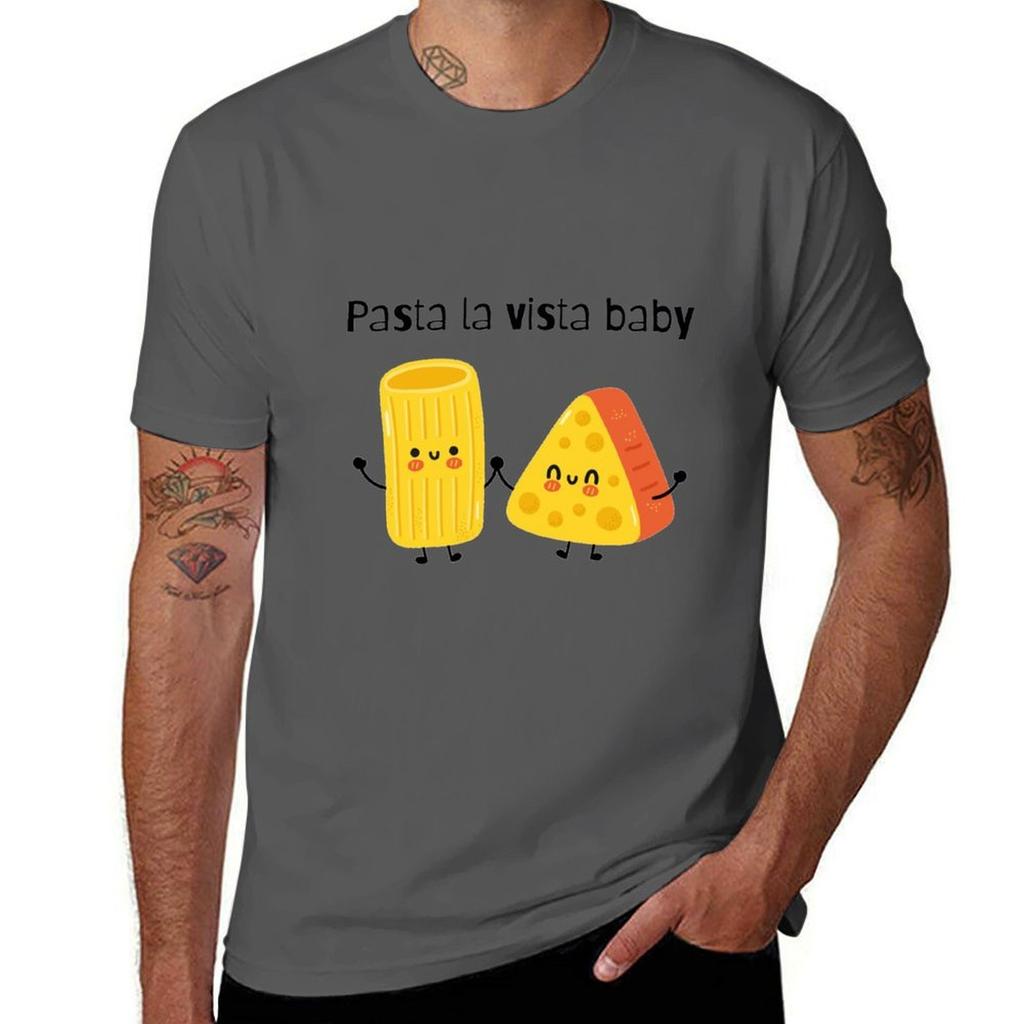 Pasta La Vista BabyFunny Word Puns TShirt t shirts for man graphic tees cotton t shirt man TShirt