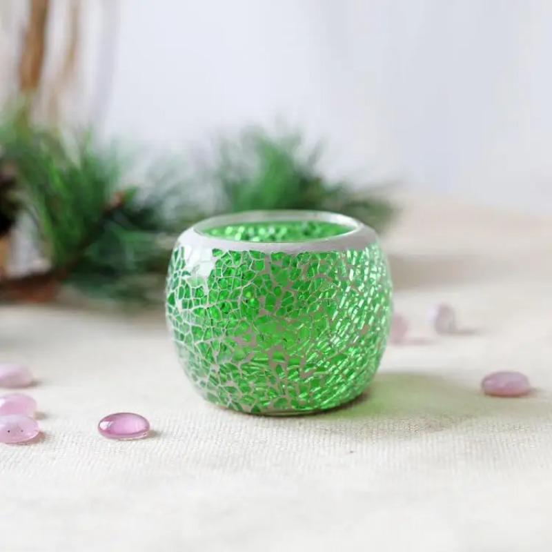 

Классический стеклянный подсвечник, мозаичный подсвечник, цветная свеча-чашка