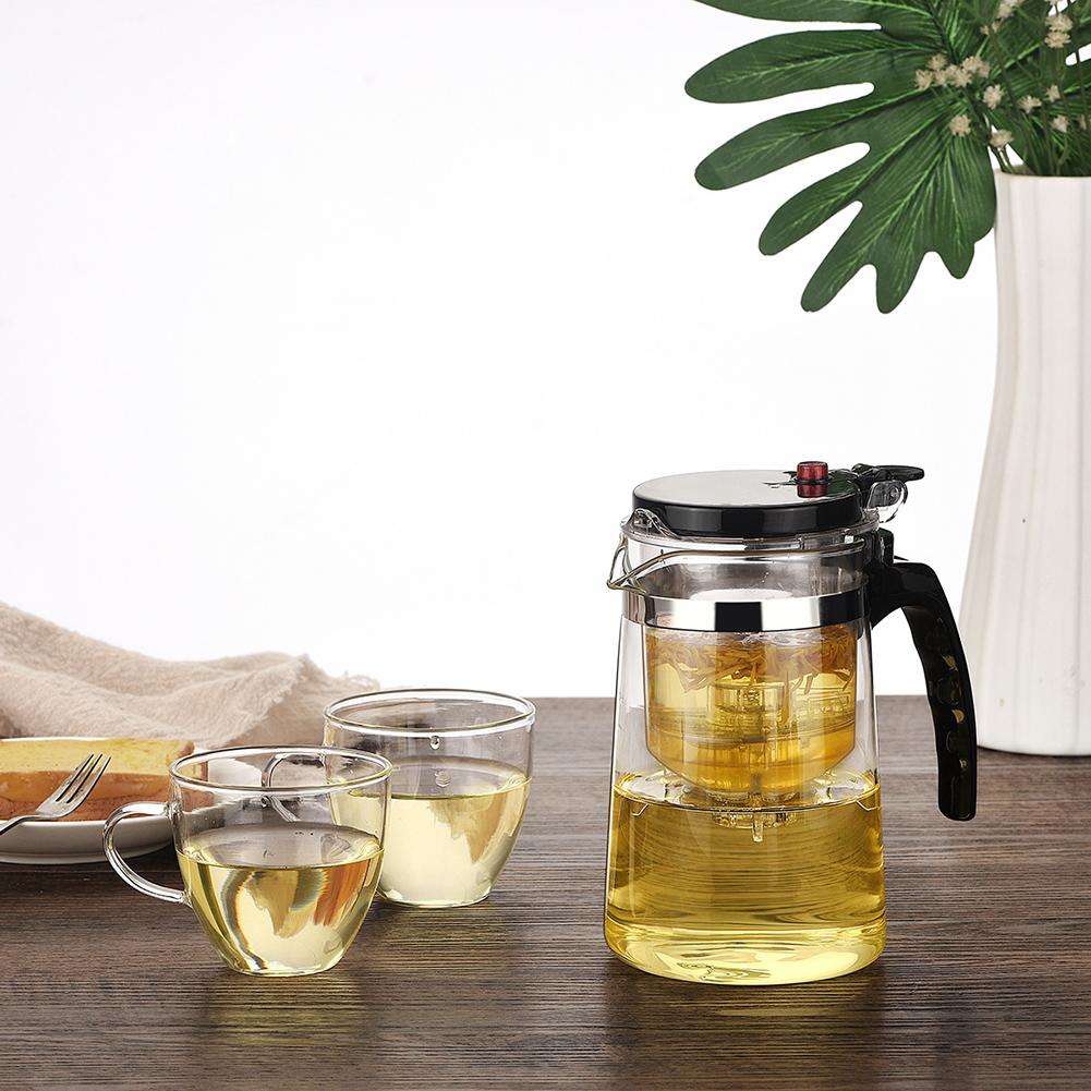 High Borosilicate Kettle Press Filter Glasspot For Making Tea