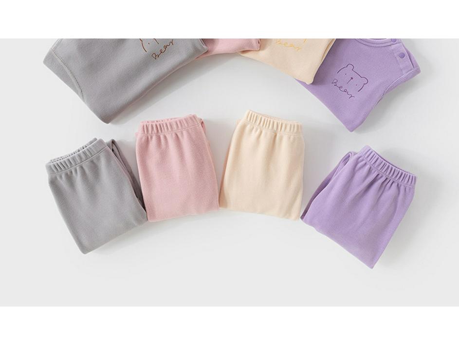 Unisex Baby Two-Piece Autumn Top & Trousers Set - Infant Home Wear