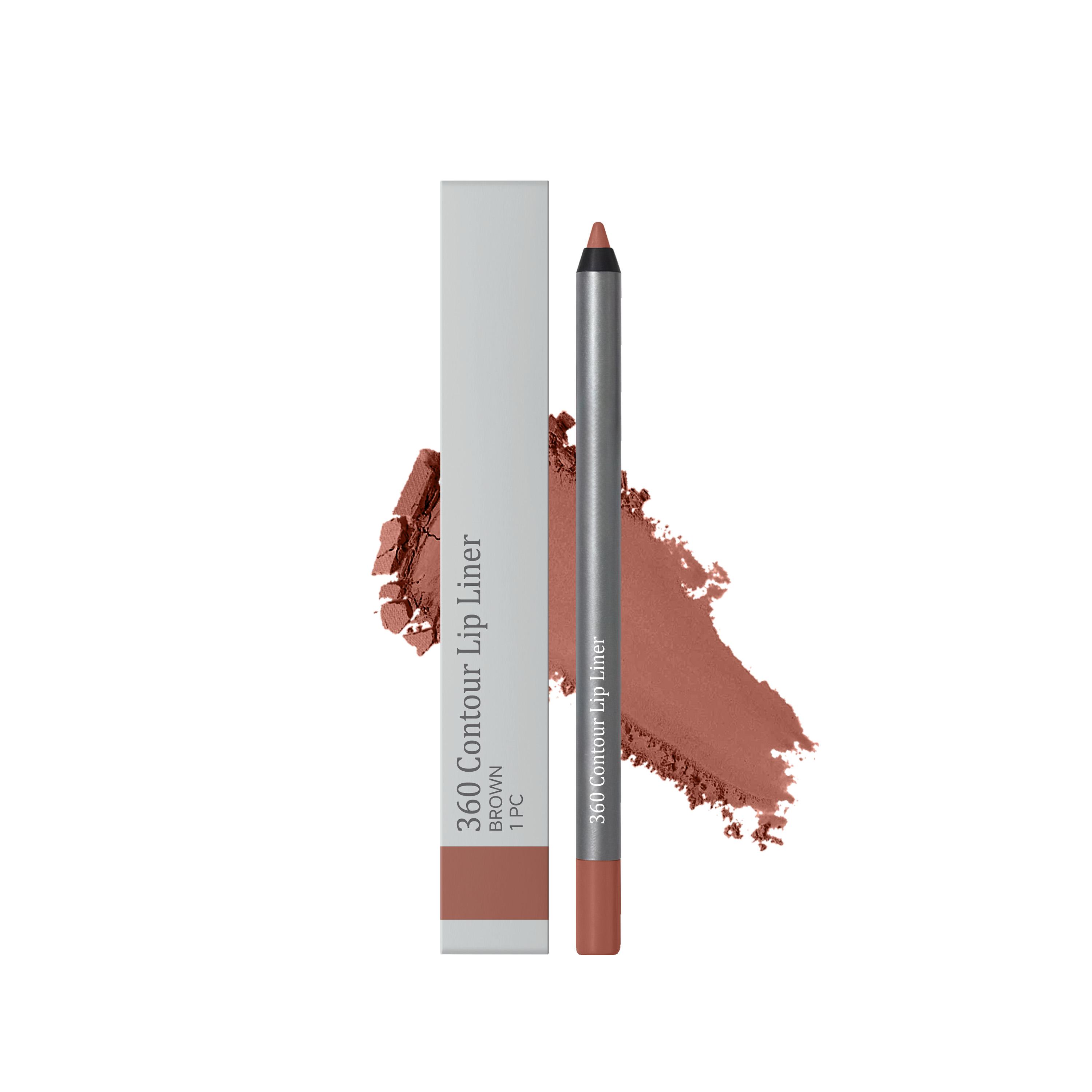 AMZ Brown Lip Liner Pencil Natural Smooth Long Lasting Waterproof Lip Liner For Women Daily Makeup Lips Contour 1PC