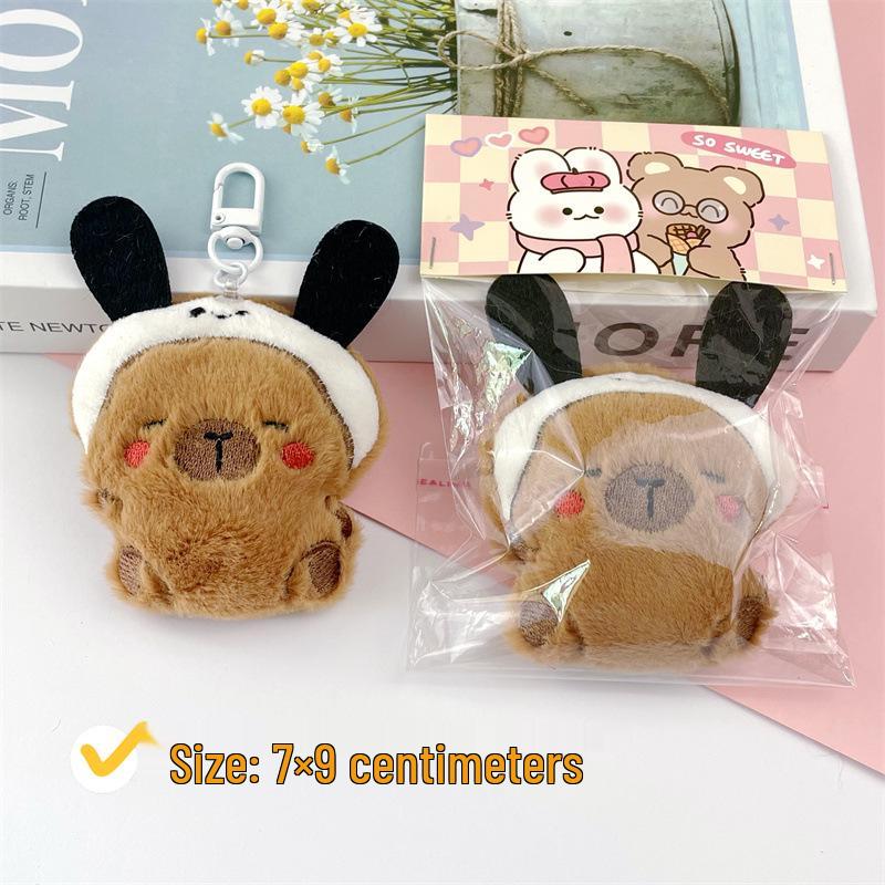 Capybara Charm Pendant: Cute Sanrio Headgear & Children's Accessories