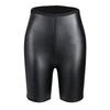 Nahtlose Damen-Shapewear-Hose mit dreiviertellangem Bein, formend für Hüfte und Taille, aus Leder