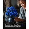 IATOM Błękitny Bukiet Róż Zestaw do Montażu 12 Sztuk Kolekcja Kwiatowa Botaniczna Vintage Dekoracja Centralna Stołu w Domu i Biurze