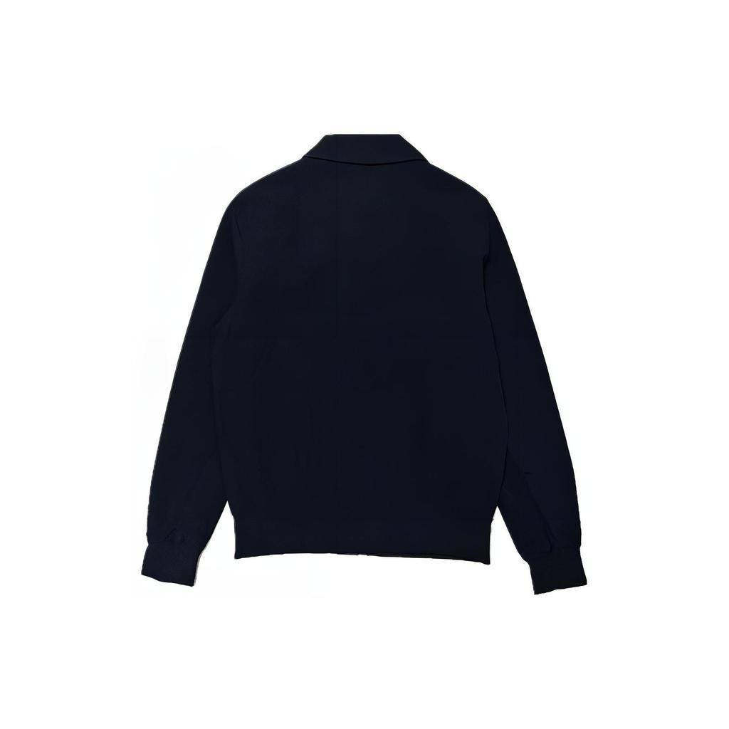 Tommy Hilfiger Solid Color Polo Collar Straight Loose Spring Autumn Jacket Men jackets Black 78J9469-001