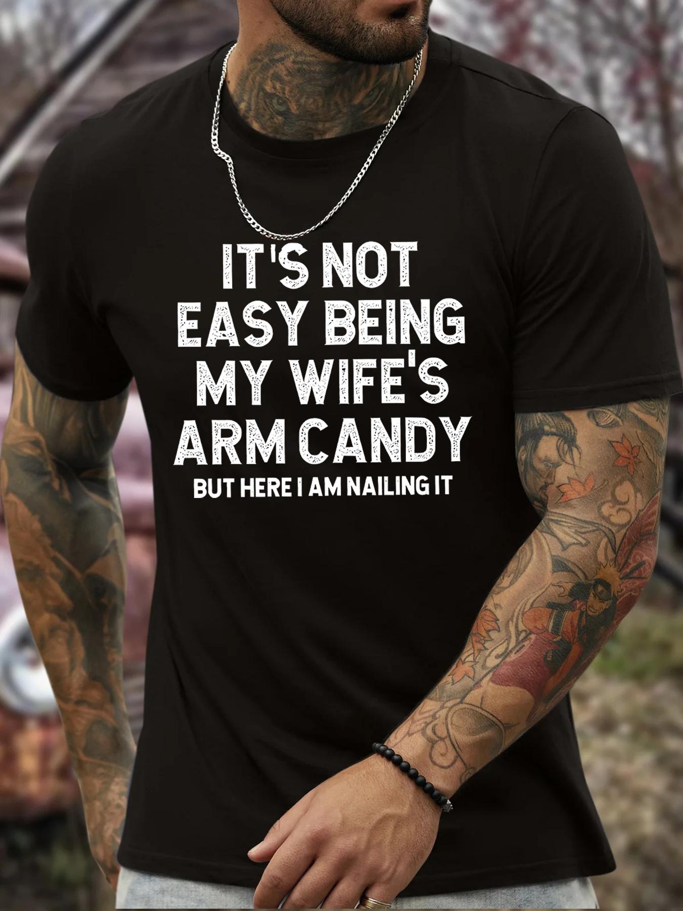 Mens casual roundneck pattern printed Tshirt fashionable letter print summer sporty and casual versatile shortsleeved top S