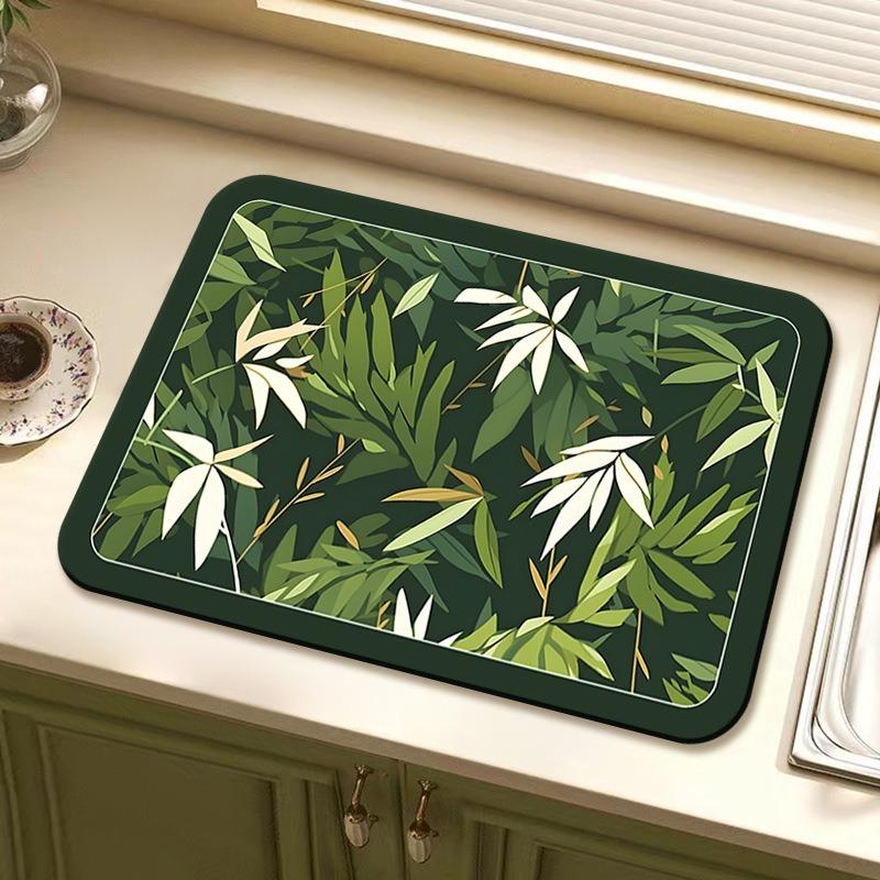 Diatom Mud Non-slip Pad Wear-resistant Quick-drying Mat Heat-Resistant Anti-Scald Table Pad Home Decor Anti-Scald Table Mat