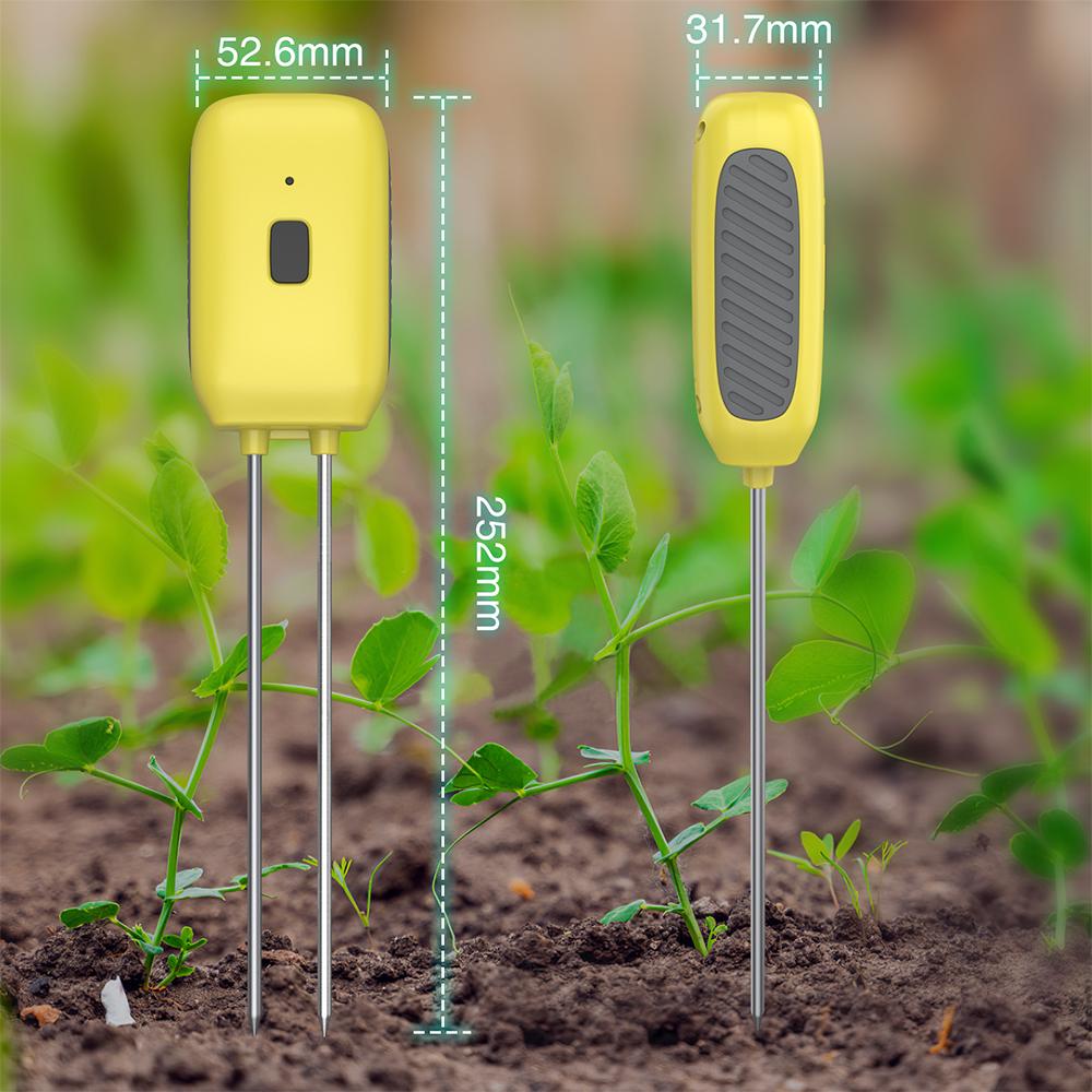Smart Soil Tester Temperature Humidity Meter Potted Plant Moisture Measuring Instrument Soil Detector APP Control