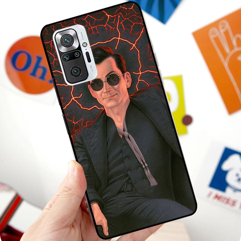Good Omens Case For Xiaomi Redmi Note 12 Pro 11 8 9 10 Pro 9S 10S 11S 12S Redmi 12C 10C 9C 10A Cover
