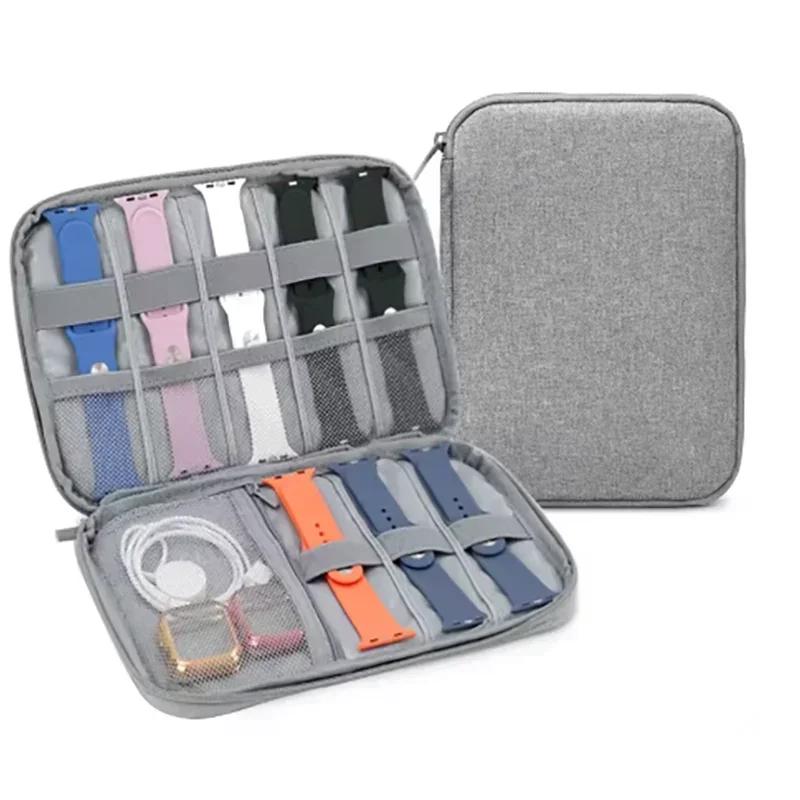 Watchband Bag for Apple Watch Strap Box Case Travel Smart Watch Wriststrap Storage Bag Box Watches Organizer Band Holder