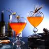 6PC/lot Heart Shaped Wine Glass Novelty Cocktail Drinking Glasses Bar Drinkware Unique I Love You Valentines Day Gifts for Her