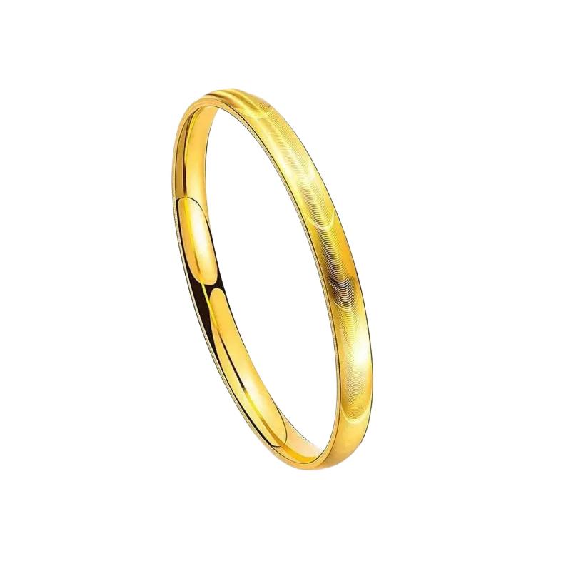 

[HS]1Pc Cat Eye Bracelet Wavy Pattern Women Luxury Bangle Party Banquet Jewelry Gift