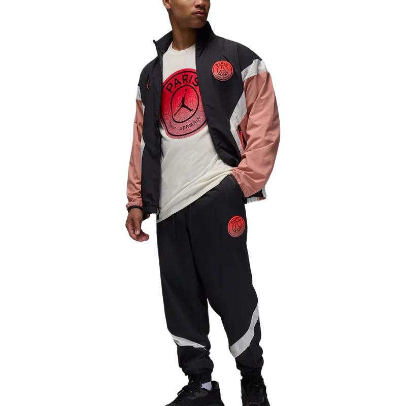 Jordan X PSG Collaboration Logo Letter Crew Neck Pullover Short Sleeve T-Shirt Unisex Tops White FV7728-133