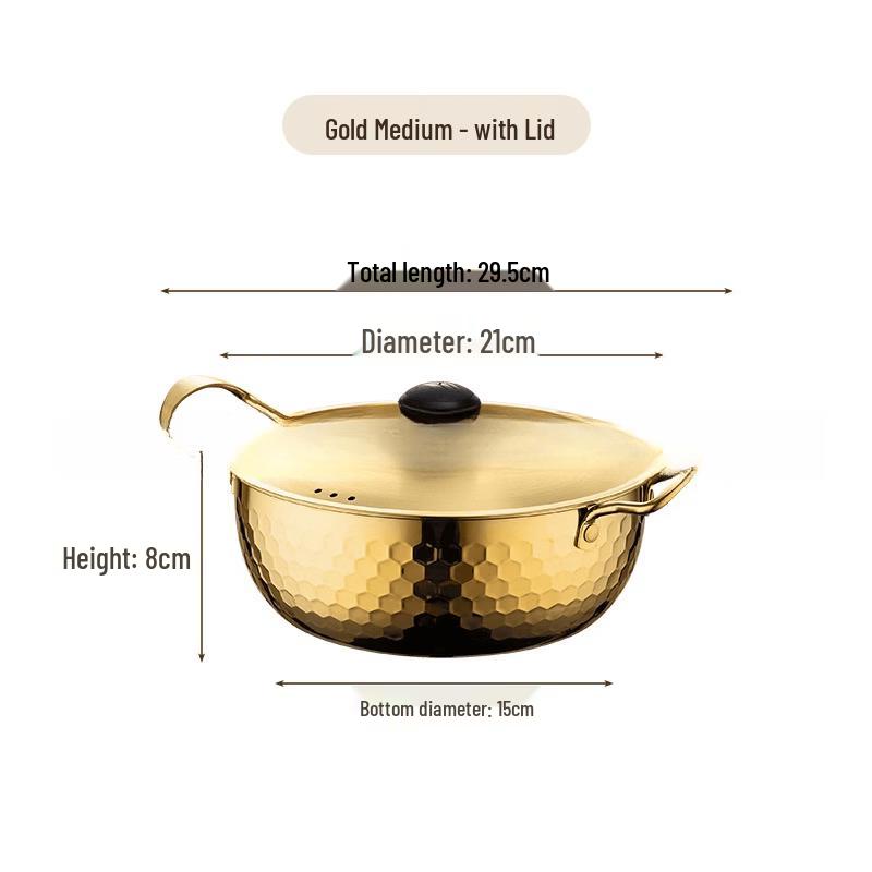 LISM 21cm Ramen & Noodle Pot with Lid
