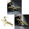 Fashion Large Size Rhinestone Insect Brooch For Summer Accessories