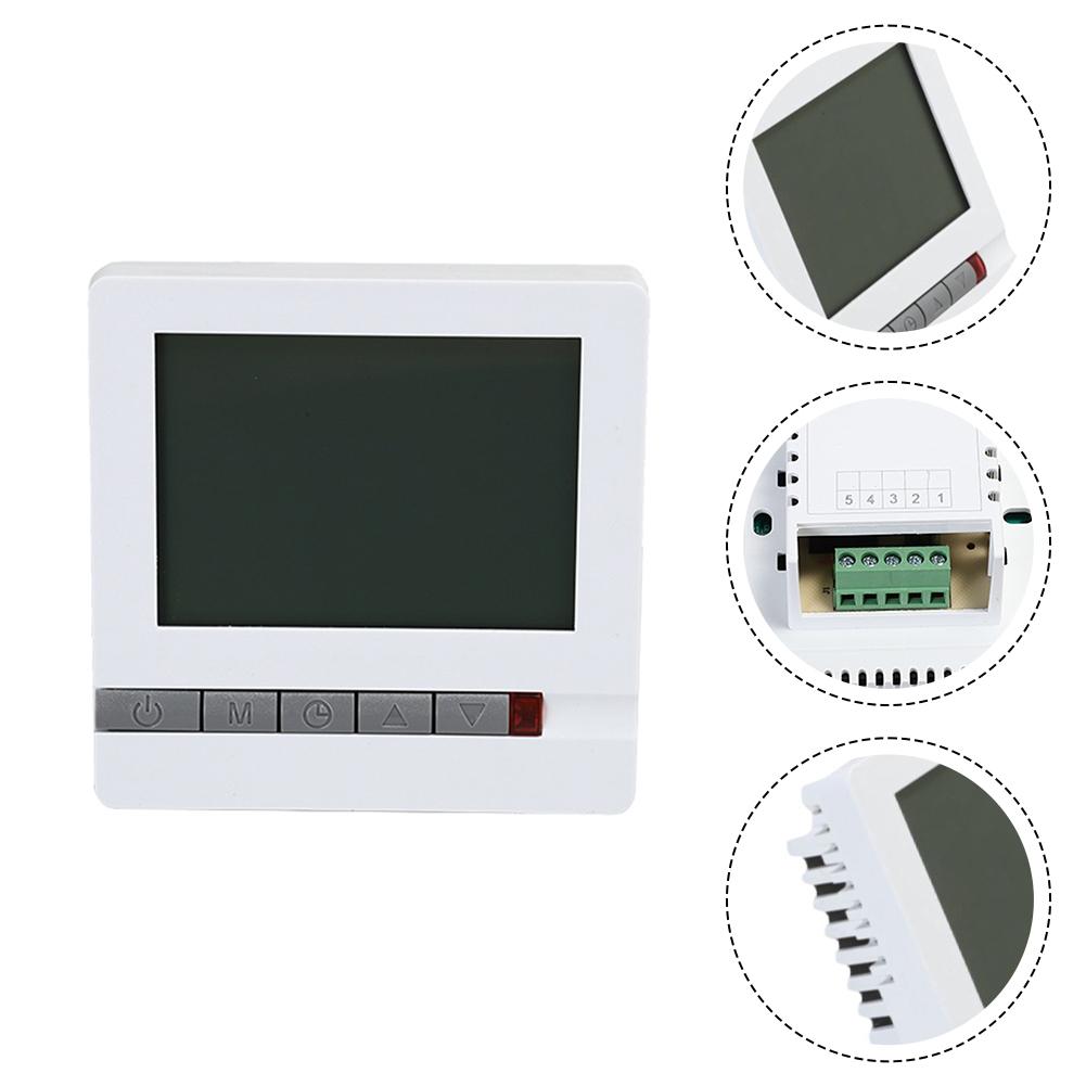 User Friendly LCD Thermostat Panel for Electric and Water Floor Heating Systems Low Temperature Protection Features