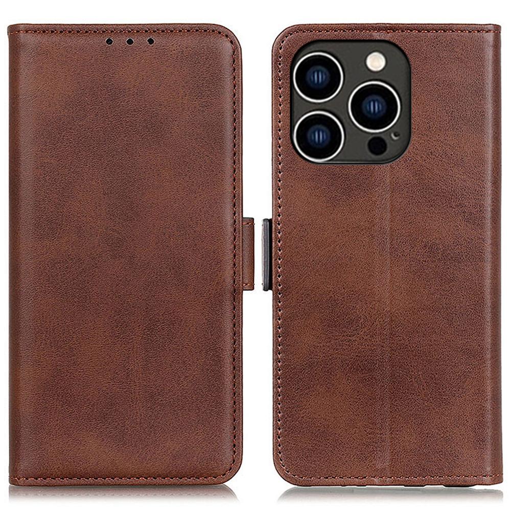 Für iPhone 16 Pro Hülle Magnetverschluss Leder Brieftasche Klapp Handyhülle