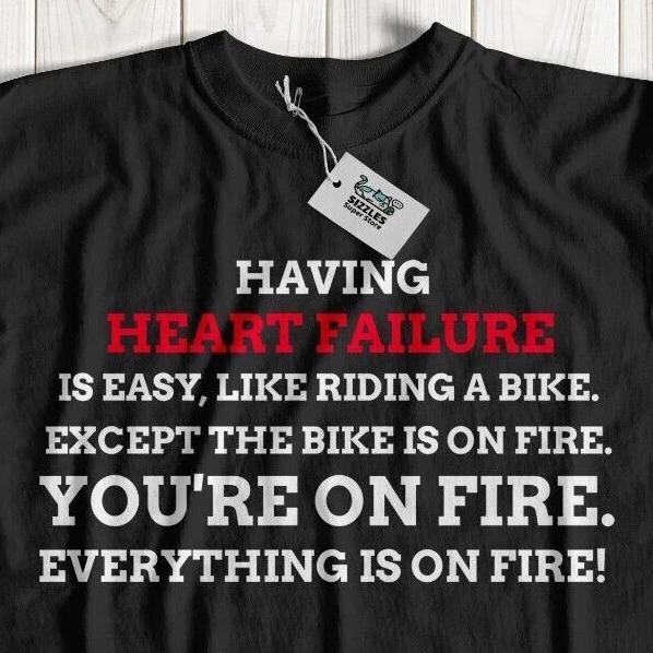 

Unisex Heart Failure T-Shirt Coronary Artery Bypass CABG Cardiac Arrest Gifts S