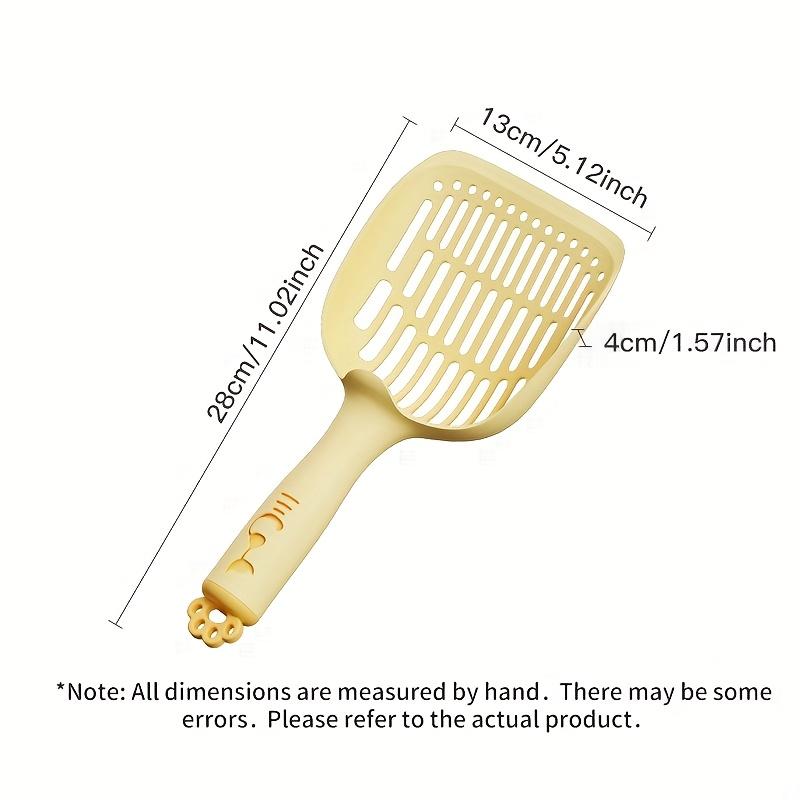 New Cat Litter Shovel Large Thickened Fine Hole Tofu Sand Cat Shovel Cat Cleaning Supplies