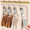 10Pcs Stainless Steel Clothes Pin With Hooks Laundry Clothes Pegs Hook Multifunctional Non Slip Hanging Clip For Socks Hats Pant