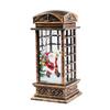 Christmas Snow Globe Lantern LEDs Hang-ing Lamp Warm Night Light Batterys Operated for Home Ornamnet Gifts