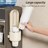 Distributeur de Gobelets Jetables Mural Grande Capacité Anti-Poussière Design Transparent Facile à Installer Porte-Gobelets pour Refroidisseur d'Eau
