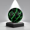 1pc Green Swirls Size 5 Soccer Ball Professional Match Training Football Indoor &Outdoor Sports Ball Lightweight Durable c6519