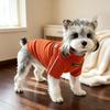Solid Color Pet Top Cat Dog Winter Warm Basic Pullover Puppy Kitten Clothes Simple Cute Outfit