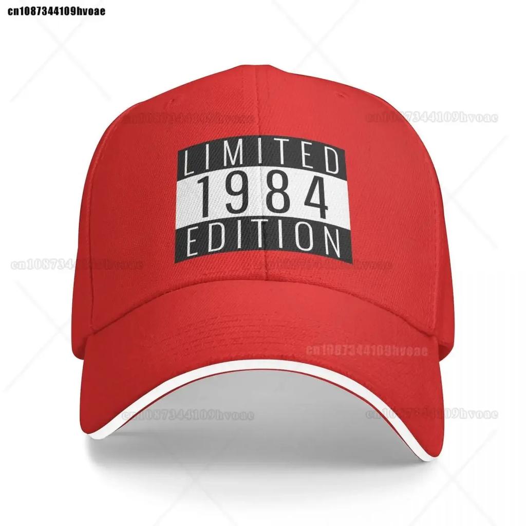Limited 1984 Edition 40th Birthday Merch Men Women Trucker Hat Adjustable Birthday Present for 40 Versatile Hats Cap