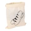 3 Pcs Linen Bread Bags Reusable Drawstring Homemade Bread Container Bags for Fruit Vegetable 40x30cm