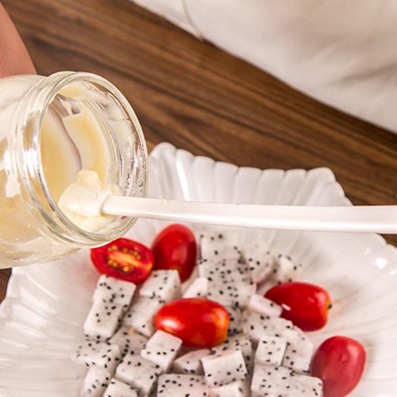 Dessertverktøy Lang Flaskeskrape For Smør Syltetøy Saus Ketchup Silikonspatel