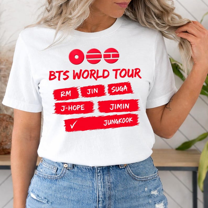 BTS Världsturné 2026 Patchwork Mode Skjorta Konsert 2026 Skjorta, Army Fläkt Gåva, Bangtan Comeback T-shirt, Merch, Army Kpop T-shirt, Kpop Fläkt Arirang