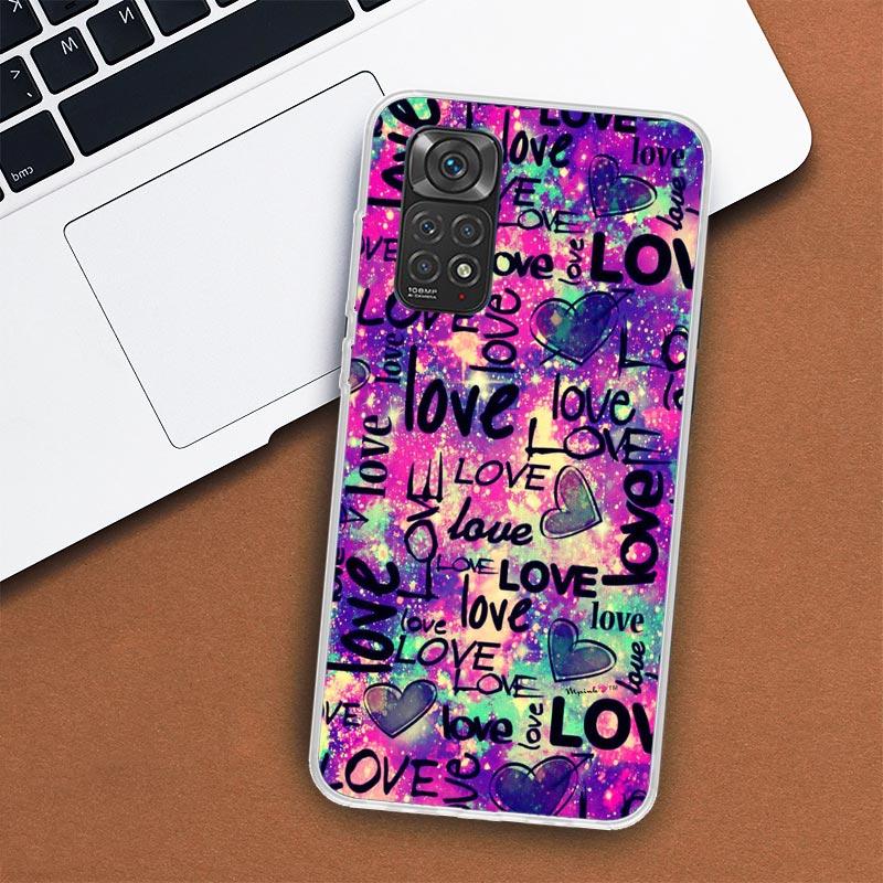 

Чехол для телефона AMOR This Is Love для Xiaomi Redmi Note 13 12 12S 11 11S 10 10S 9 9S 11T 11E Pro Plus 8 8T 7 + чехол-накладка Note 13 Pro Plus