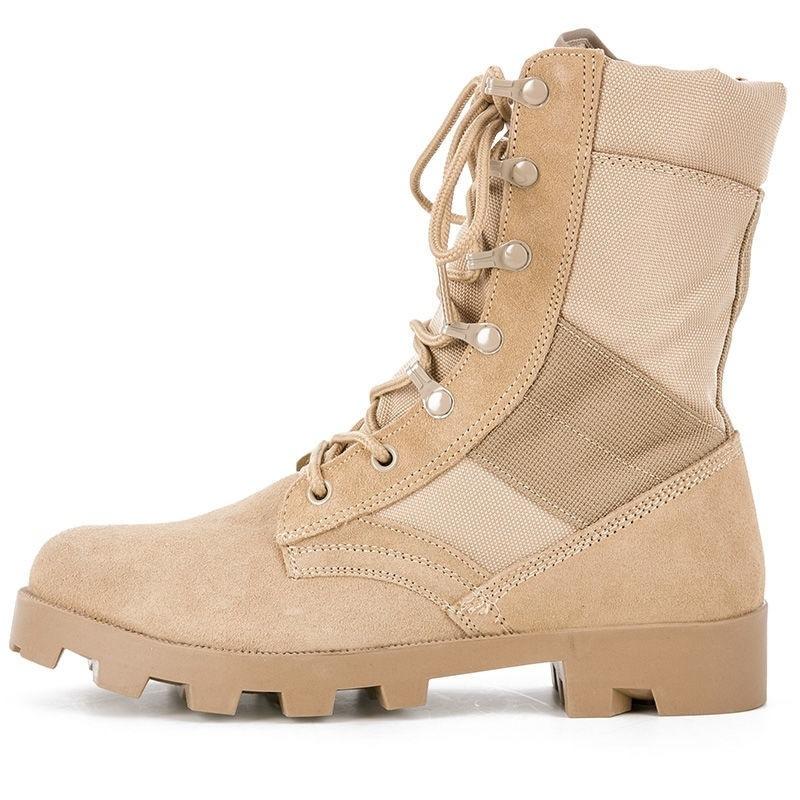 Botas de Combate de Inverno ao Ar Livre Wolf Warrior Assault Ajuda Alta Casual Fãs Militares Táticas Deserto Montanhismo Ferramenta de Treino Botas de Treino