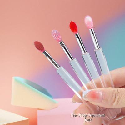 TikTok Silikon Lippenpinsel: Tragbarer Lippenstift-, Lipgloss- und Lippenbalsam-Applikator
