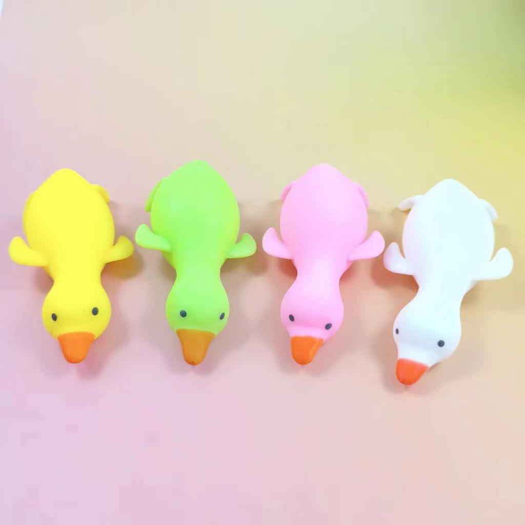 Randomly be Sent Glitter Crystal Swan Duck Squishy Toy, Slow Rising Soft Stress Relief Squeeze Toy Portable Mini Desk Ornament,