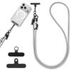 6mm Universal Eyeglasses Neck Strap Adjustable Anti-Theft Strap 2-Pack Crossbody for Tabs Polyamide Lightweight Ship Guangdong