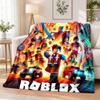 Koc Flanelowy Roblox Miękki Ciepły Przytulny Na Sofę Łóżko W Domu Sypialnia