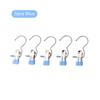 5PCS/set Multifunctional Hook Clips Stainless Steel Clothespins for Clothes Hats Pants Portable Travel Hooks Wardrobe Organizer