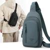 Durable Oxford Fabric Chest Bag with Multiple Pockets – Lightweight Crossbody Sling Backpack for Men and Women