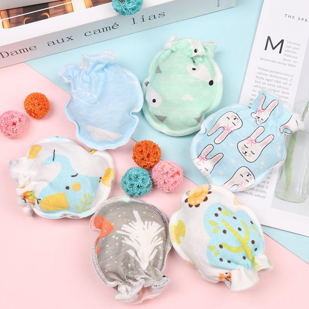 1/5/10 Pairs Warm Protection Face Soft Cute Anti Scratching Full Glove Baby Gloves Mittens