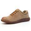 Mens Work Boots  Fashion Outdoor Steel Toe Cow Leather Steel Toe Shoes Men Anti Slip Puncture Proof Safety Shoes Boot Man