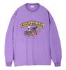 REBRENNER Oversized Pigment 80S Low Rider Long Sleeve Purple