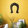 Gorgeous Modern Horseshoe Metal Wall Art, Stunning Piece for Farmhouse Western Inspired Decor Cozy Living Room Home Wall Sculptures