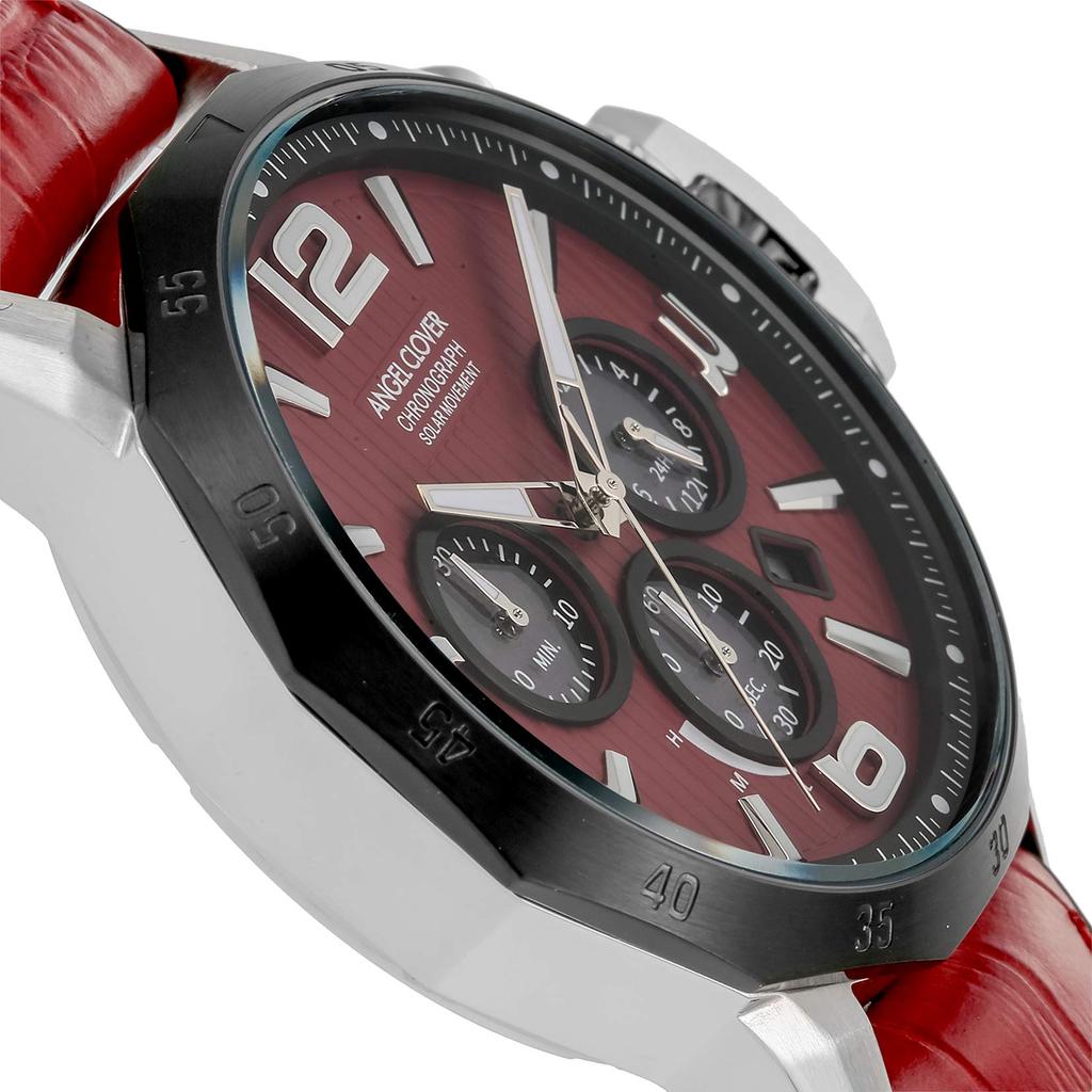 Timecraft Solar Watch Red [Angel Clover] NTS45SRE-RE Men's