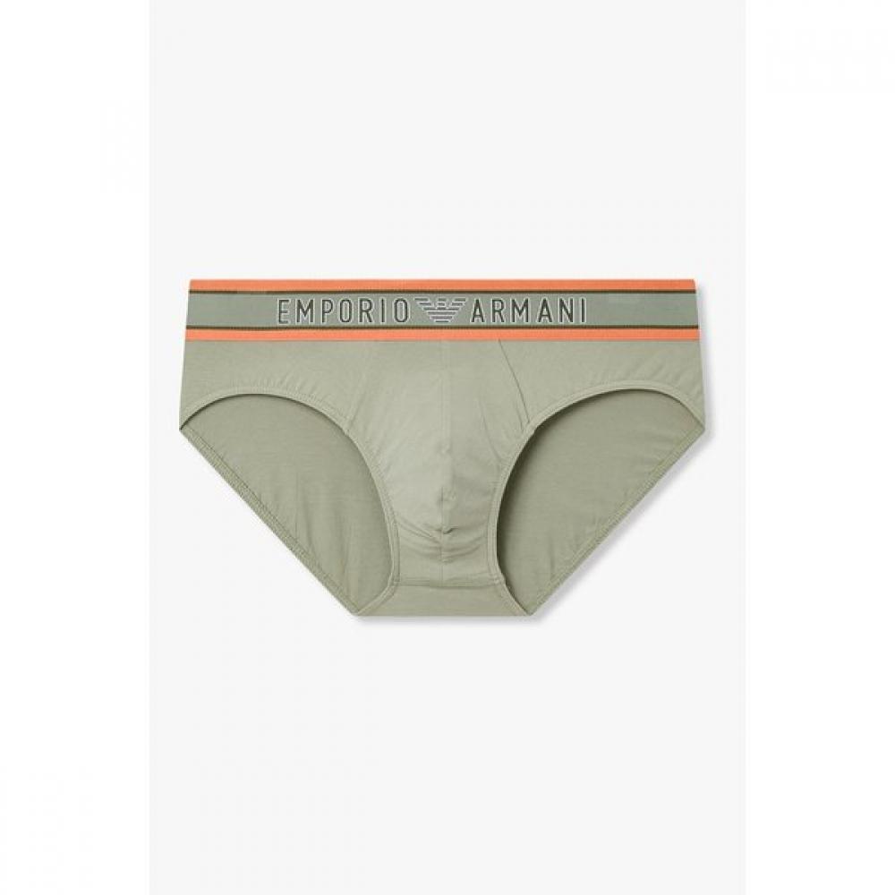 Emporio Armani Men S Big Logo Banding Brief With Color Trim 0816111020 M(100)