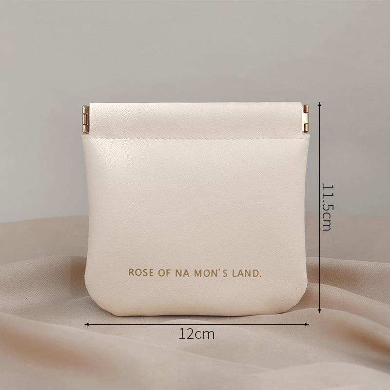 

Сумка для хранения кабеля передачи данных Автоматически закрывается Проводные наушники Порт для зарядки Портативная сумка для хранения Красный конверт small 11*12.5cm абрикосовый